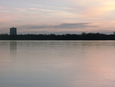 Thumbnail of Sophienholm sunset over lake panorama2 20000221.jpg
