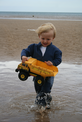 Truck at beach