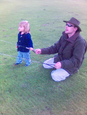 Emma helping Daddy fly kite 2006-12-02
